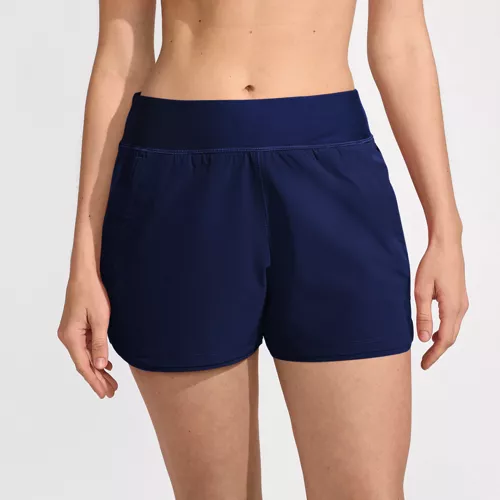 Women's SunShade UPF 50 3" Board Shorts with Panty, Front