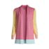 Women's Petite Cotton Open Long Cardigan Sweater - Stripe, Front