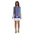 Women's Petite Cotton Open Long Cardigan Sweater - Stripe, alternative image