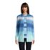 Women's Cotton Open Long Cardigan Sweater - Stripe, Front