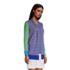 Women's Petite Cotton Open Long Cardigan Sweater - Stripe, alternative image