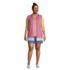 Women's Plus Size Cotton Open Long Cardigan Sweater - Stripe, alternative image