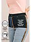 Farbige Shaping Jeans EcoVero, Straight Fit High Waist für Damen in Petite-Größe