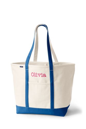 extra long handle canvas tote bags