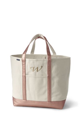 rose gold large tote bag