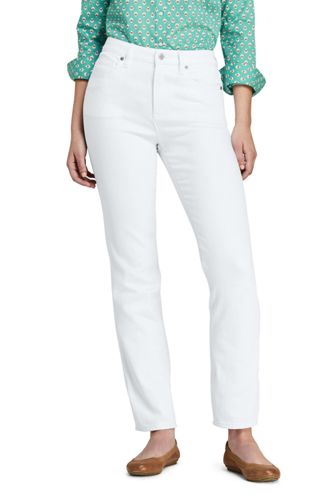 ladies tall white jeans