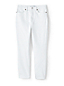 Knöchellange Jeans Slim Straight High Waist in Weiß