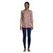 Women's Linen Button Front Utility Tunic Top, alternative image
