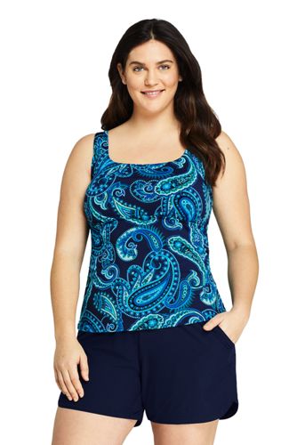 lands end plus size mastectomy swimsuits