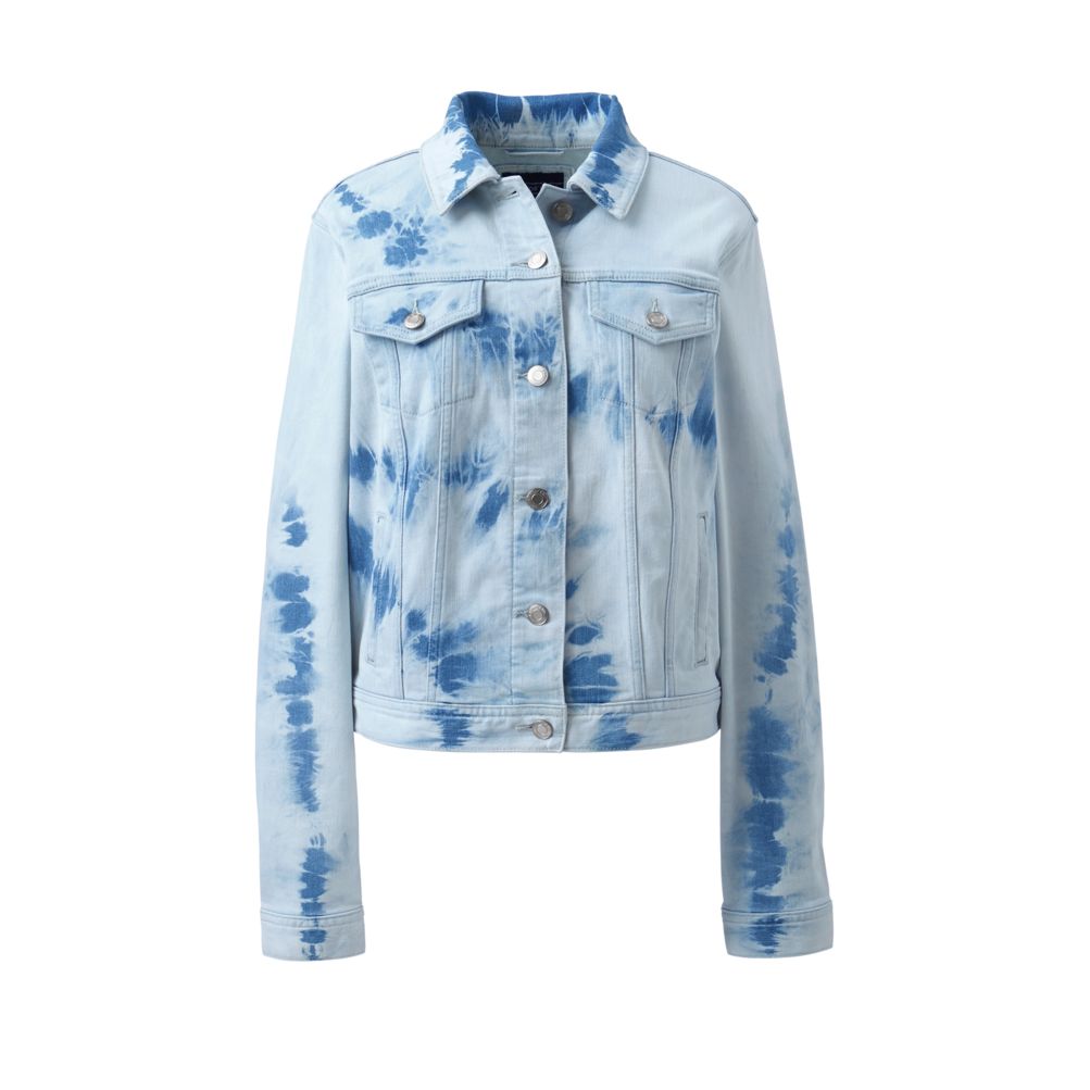 tie dye denim jacket