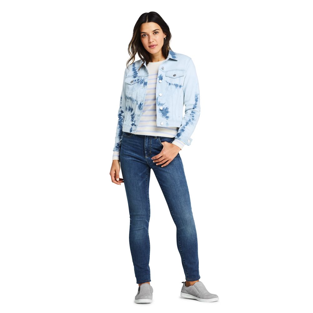 Tie Dye Denim Jacket - Temptations For Her