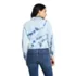 Women's Long Sleeve Tie Dye Denim Jacket, Back