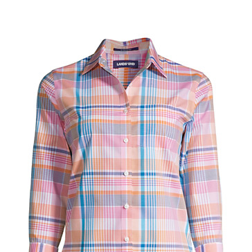 Supima® Bügelfrei-Bluse mit 3/4-Ärmeln für Damen image number 3