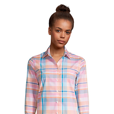 Supima® Bügelfrei-Bluse mit 3/4-Ärmeln für Damen image number 2