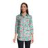 Women's Petite No Iron 3/4 Sleeve Tunic Top, Front