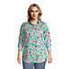 Women's Plus Size No Iron 3/4 Sleeve Tunic Top, Front