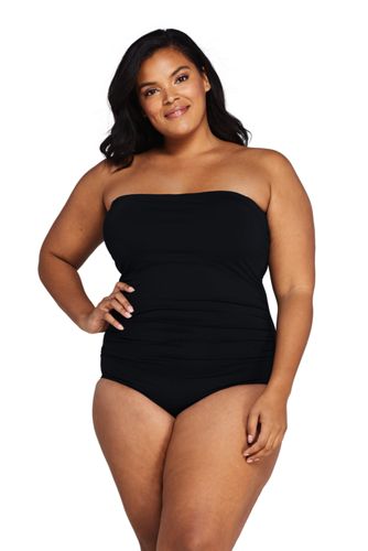 strapless swimsuits plus size