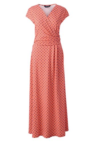 cap sleeve maxi dress plus size