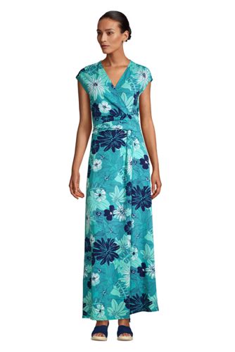 petite maxi wrap dress