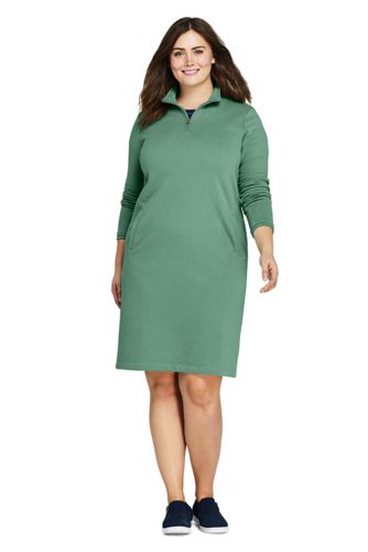 plus size long sweatshirt dress