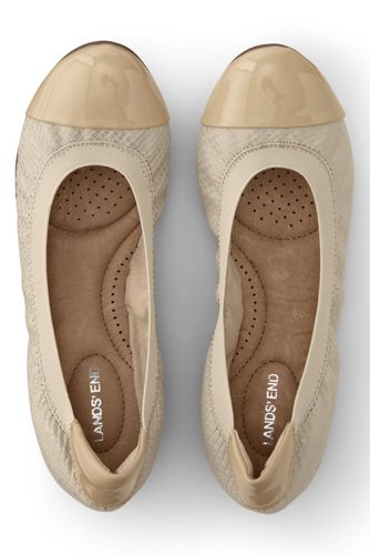 lands end comfort elastic ballet flats