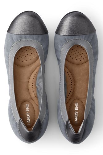 lands end comfort elastic ballet flats
