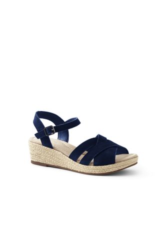 criss cross espadrille wedge