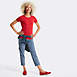Women's Mid Rise Pull On Knockabout Chambray Crop Pants, alternative image