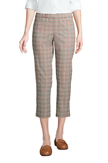 Women's Pull-on Cropped Chino Trousers