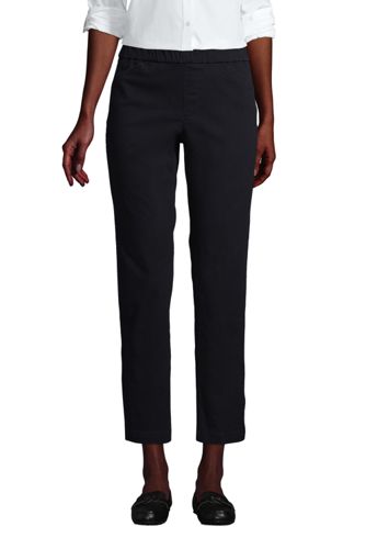 Women's Plus Pull-on Cropped Chino Trousers