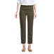 Women's Petite Mid Rise Pull On Chino Crop Pants, Front