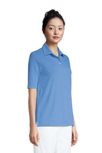 women's elbow sleeve polo shirts