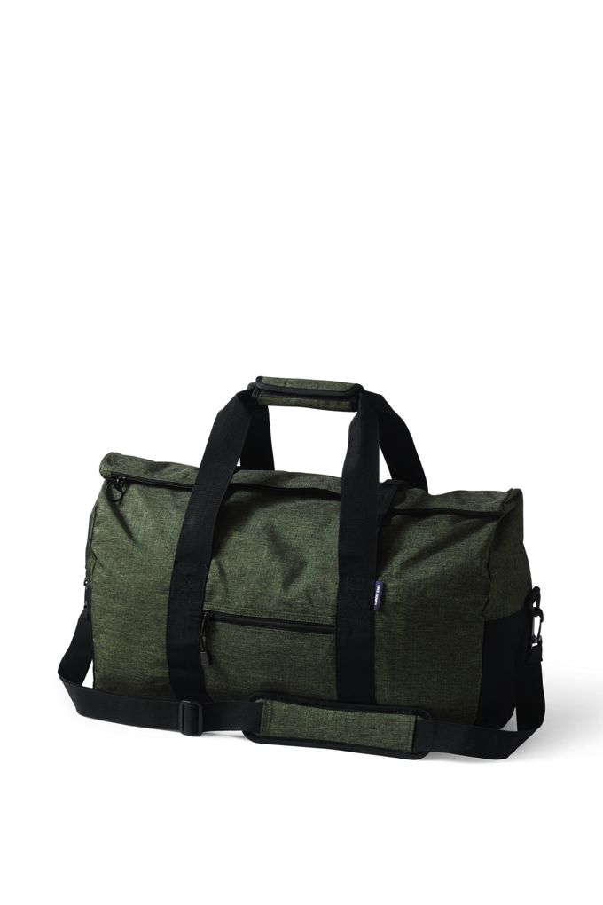 Image of Medium Lightweight Packable Weekend Duffle Bag - Lands' End - Green