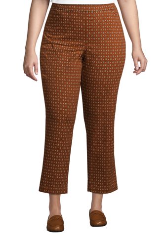 plus size khaki crop pants