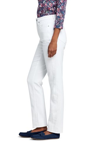 white tall jeans