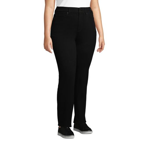 Lands end store high waisted jeans