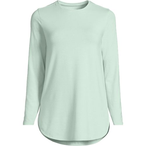 Women's Moisture Wicking UPF 50 Sun Curved Hem Tunic Top