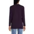 Women's Cotton Polyester Long Sleeve Open Crew Neck Tunic, Back