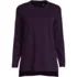Women's Cotton Polyester Long Sleeve Open Crew Neck Tunic, Front