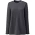 Women's Cotton Polyester Long Sleeve Open Crew Neck Tunic, Front
