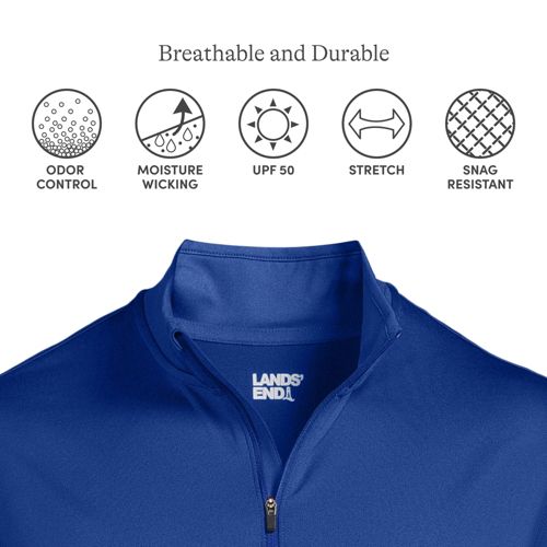 ★未使用★BRIEFING HALF ZIP SHIRT 3XL Unisex Rapid Dry Quarter Zip Pullover | Lands' End Business Uniforms