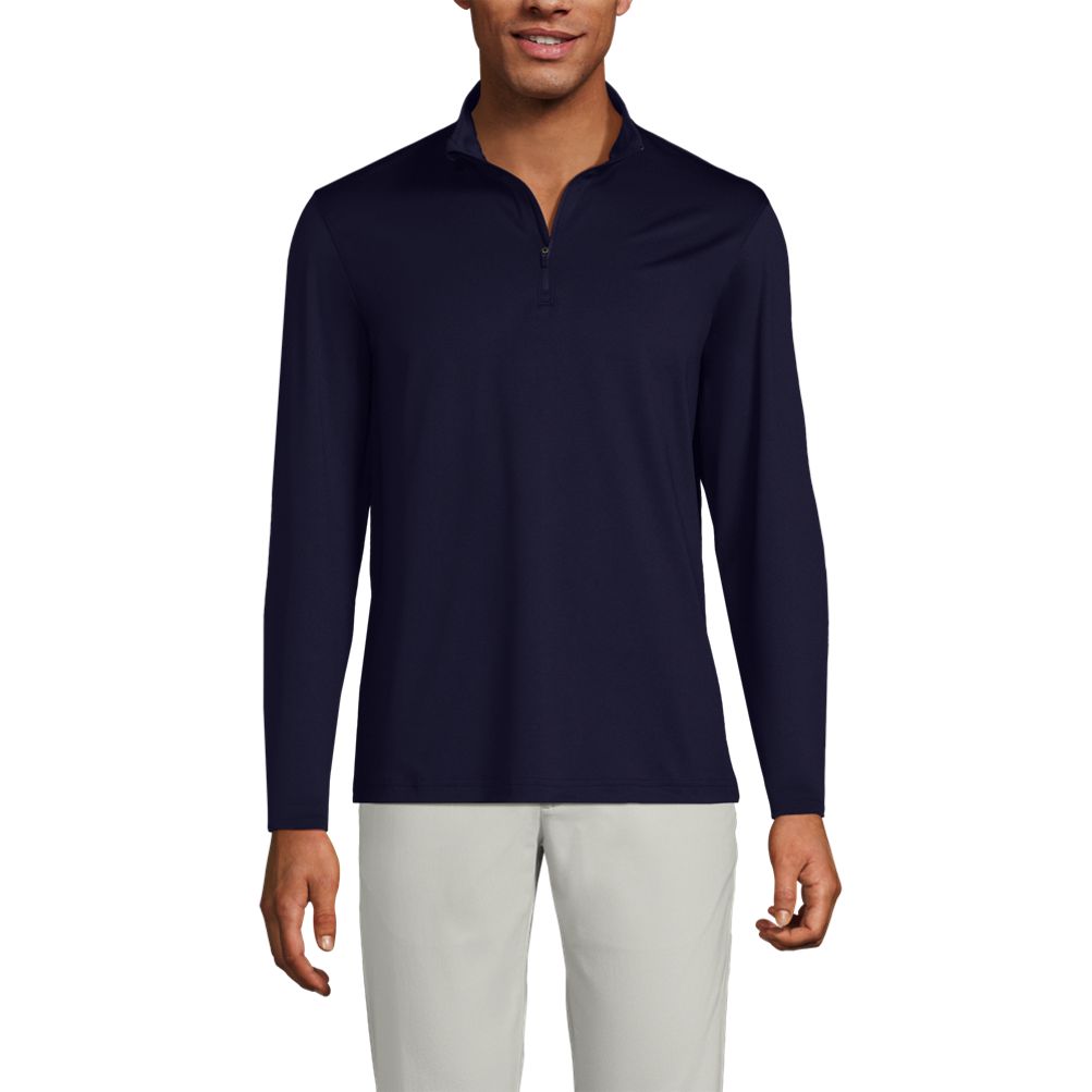Unisex Rapid Dry Quarter Zip Pullover | Lands' End
