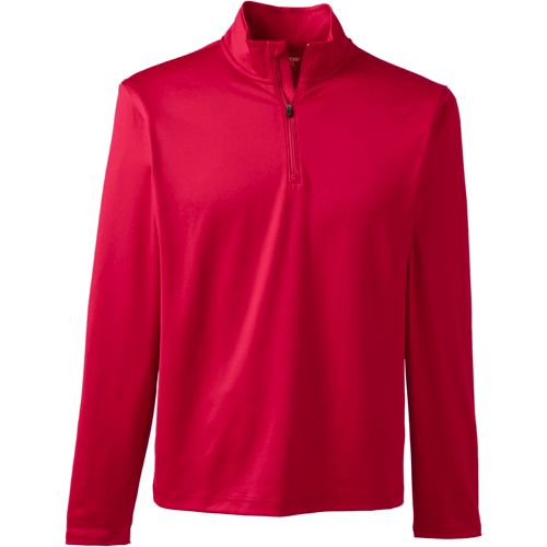 Unisex Rapid Dry Quarter Zip Pullover | Lands' End Business Uniforms