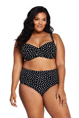 plus size bathing suit tops with underwire