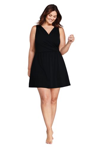 women's plus size swim dresses