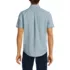 Men's Short Sleeve Button Down Chambray Shirt, Back