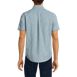 Men's Short Sleeve Button Down Chambray Shirt, Back