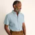Men's Short Sleeve Button Down Chambray Shirt, alternative image