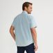 Men's Short Sleeve Button Down Chambray Shirt, Back