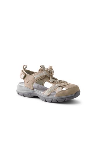 wide closed toe sandals